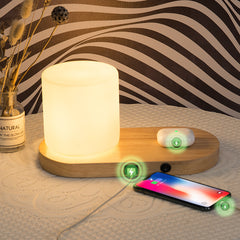 Creative Wireless Mobile Phone Charging Desk Lamp